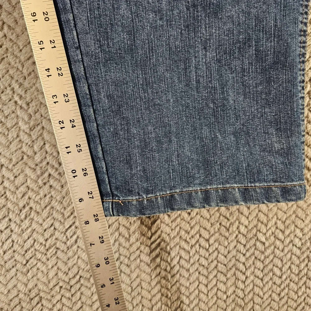 Wrangler Mens Blue‎ Cargo Jeans Relaxed Fit Medium Wash 44x30 1070LGWDS
